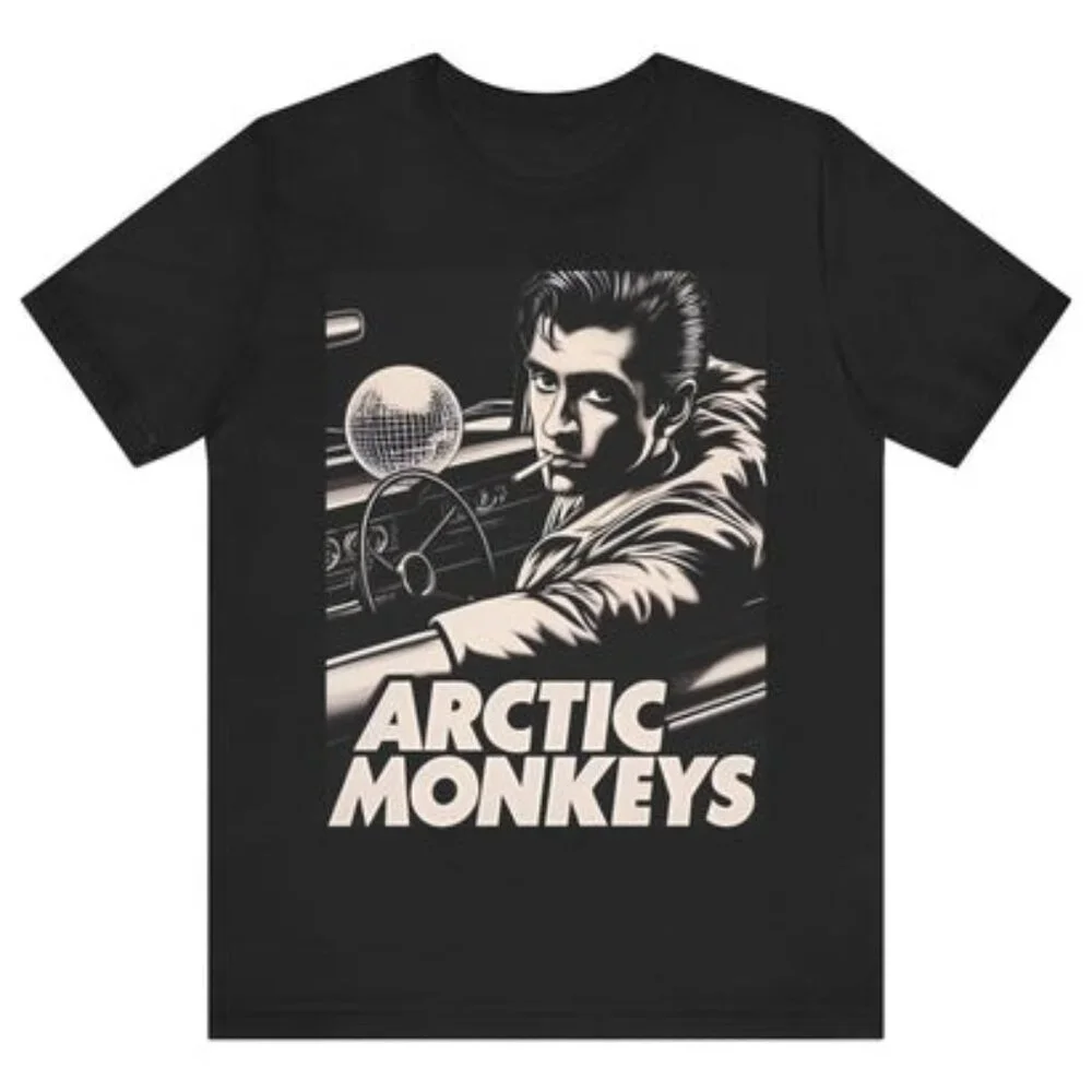 Arctic Monkeys '00s Indie Rock Vibe T-Shirt - Picture 1 of 3